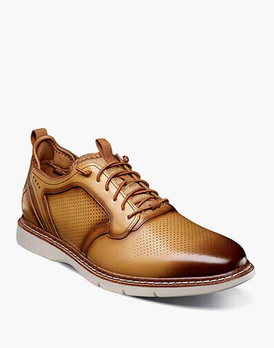 Sync Plain Toe Elastic Lace Up in Natural for $$150.00