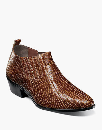 Sandoval Cuban Heeled Boot Cognac