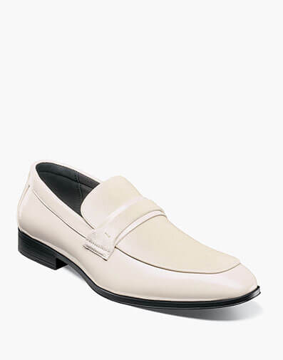 Spratley Moc Toe Saddle Slip On in Ivory for $$110.00