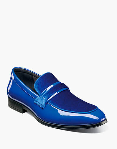 Spratley Moc Toe Saddle Slip On in Royal for $$110.00