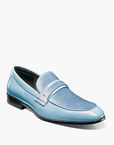 Spratley Moc Toe Saddle Slip On in Light Blue for $$110.00