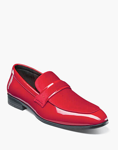 Spratley Moc Toe Saddle Slip On in Red for $$110.00