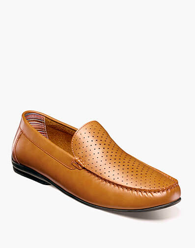 Conroy Moc Toe Perf Slip On in Tan for $$90.00
