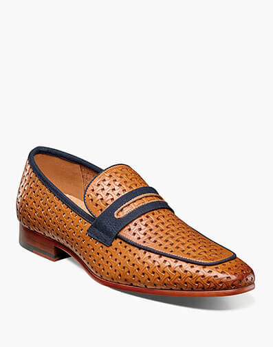 Winstead Moc Toe Saddle Slip On in Natural for $$160.00