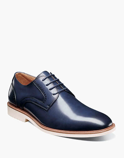 Wescott Plain Toe Oxford in Navy for $$160.00