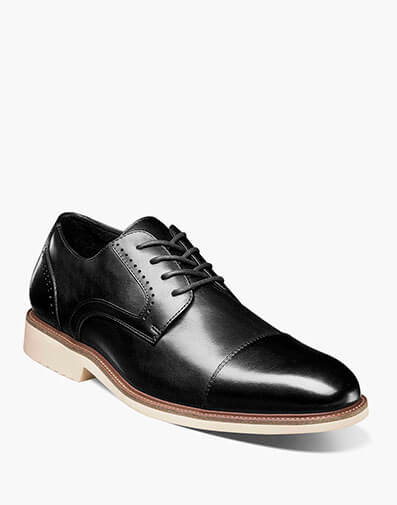 Wesbridge Cap Toe Oxford in Black for $$160.00
