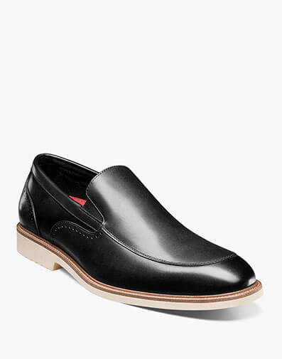 Wellington Moc Toe Slip On Black