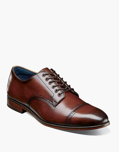 William Cap Toe Oxford Brown