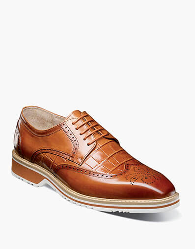 Beaumont Wingtip Oxford in Tan for $$180.00