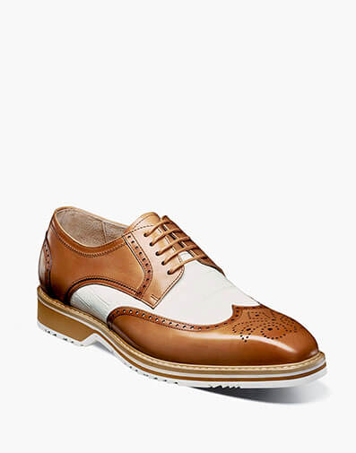 Beaumont Wingtip Oxford in Natural Multi for $$180.00