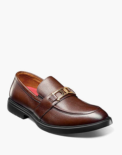 Todridge Moc Toe Bit Slip On in Brown Tumbled for $$175.00
