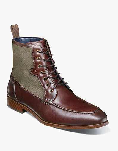 Brumley Moc Toe Lace Up Boot in Brown Multi for $$130.00