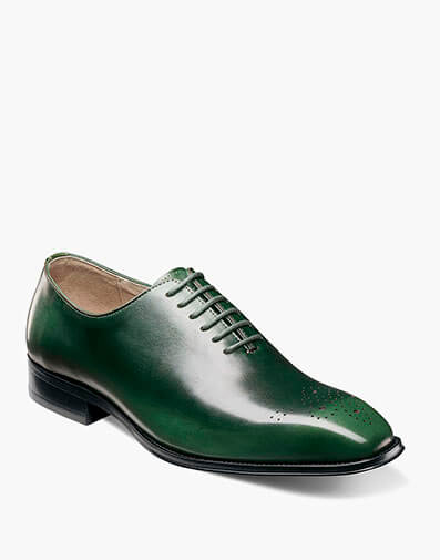 Hallquist Plain Toe Oxford in Green for $$180.00