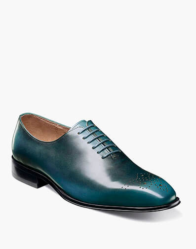 Hallquist Plain Toe Oxford in Turquoise for $$180.00