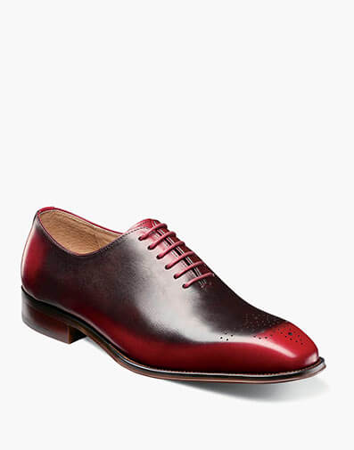Hallquist Plain Toe Oxford in Red for $$180.00