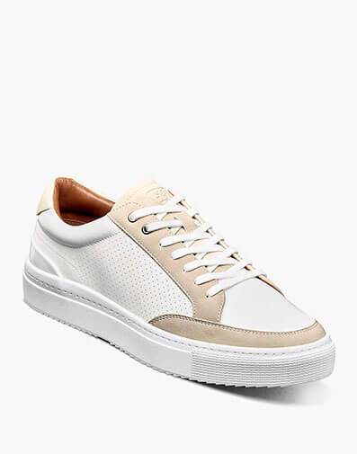 Dorian Moc Toe Lace Up in White for $$110.00