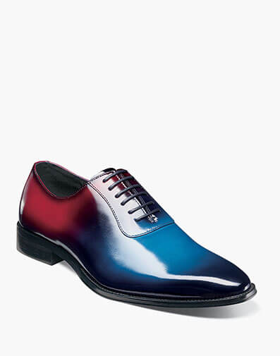 Shaffer Plain Toe Oxford in Navy Multi for $$175.00