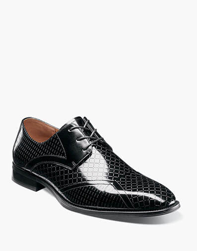 Hobson Cap Toe Oxford in Black for $$175.00