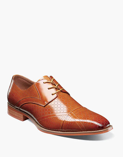 Hobson Cap Toe Oxford in Tan for $$175.00