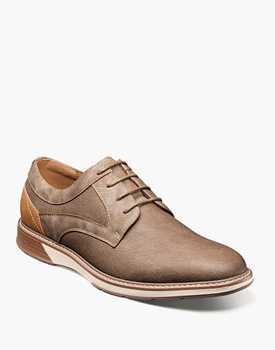Phineas Plain Toe Oxford in Taupe for $$110.00