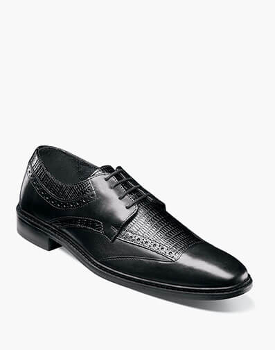 Gambetta Modified Cap Toe Oxford in Black for $$160.00