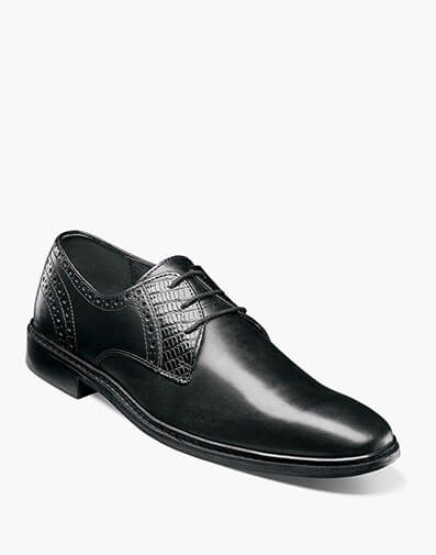 Giorgetti Plain Toe Oxford in Black for $$160.00