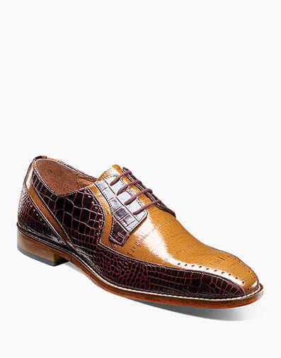 Talamanco Bike Toe Oxford in Brown Multi for $$160.00