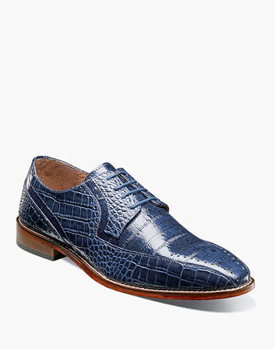 Talamanco Bike Toe Oxford in Blue for $$160.00