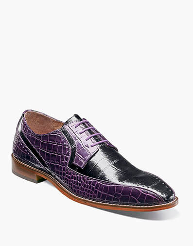 Talamanco Bike Toe Oxford in Purple Multi for $$160.00