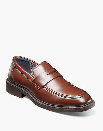 Everett Moc Toe Penny Slip On in Brown for $$120.00