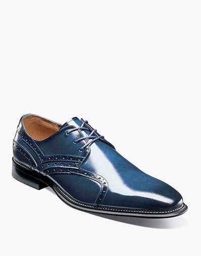 Alexander Plain Toe Oxford in Cobalt for $$175.00