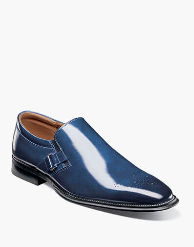 Alistair Plain Toe Ornament Slip On in Cobalt for $$175.00