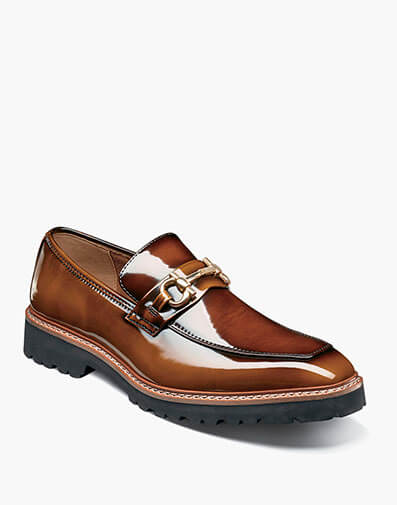 Carabello Moc Toe Bit Slip On in Brown Multi for $$120.00