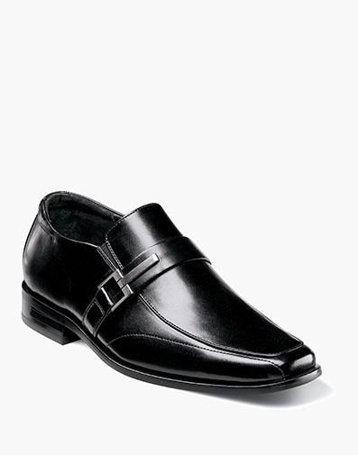Kids Bartley Moc Toe Slip On Black