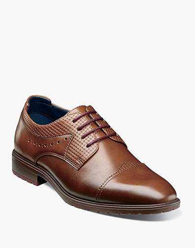 Kids Raiden Cap Toe Oxford Tan