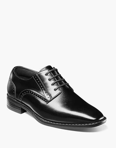 Kids Kalvin Plain Toe Oxford in Black for $$85.00