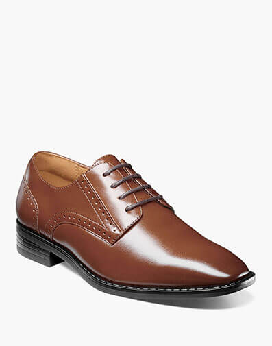 Kids Kalvin Plain Toe Oxford in Cognac for $$85.00