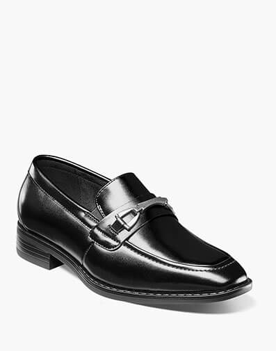 Kids Kaylor Moc Toe Bit Slip On in Black for $$85.00